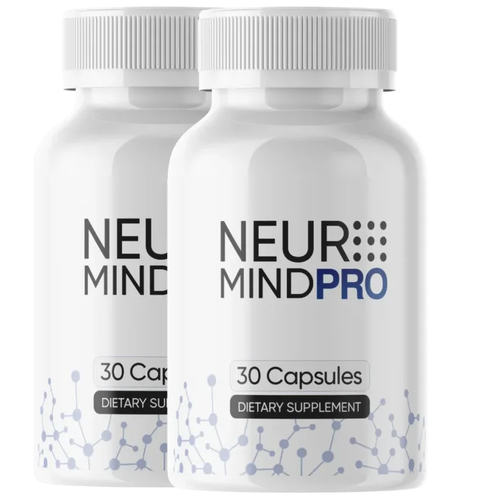 Two bottles of NeuroMind Pro, 30 capsules each